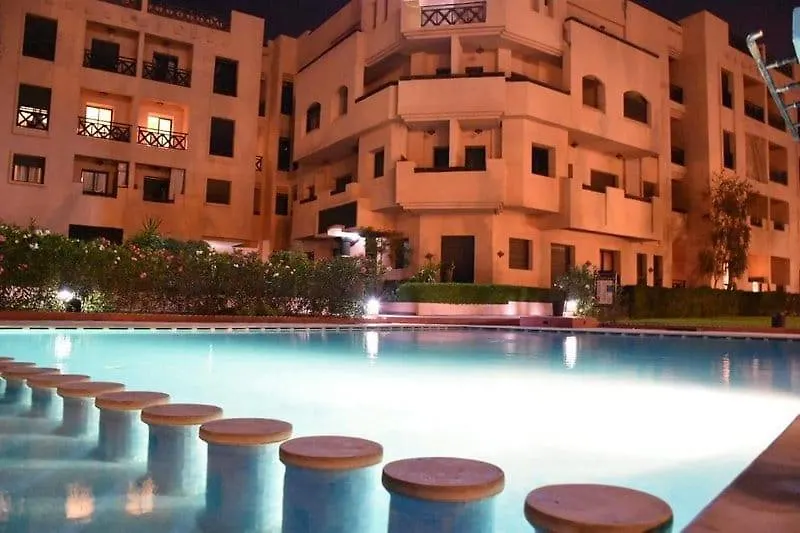 Appartement Confortable Rez-De-Jardin Residence Avec 5 Piscines Marakéš Apartmán