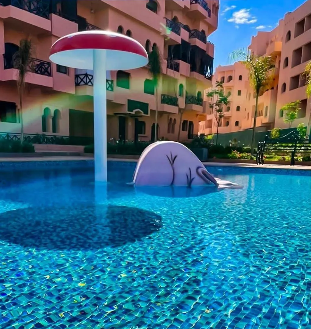 Appartement Confortable Rez-De-Jardin Residence Avec 5 Piscines Marrakesh