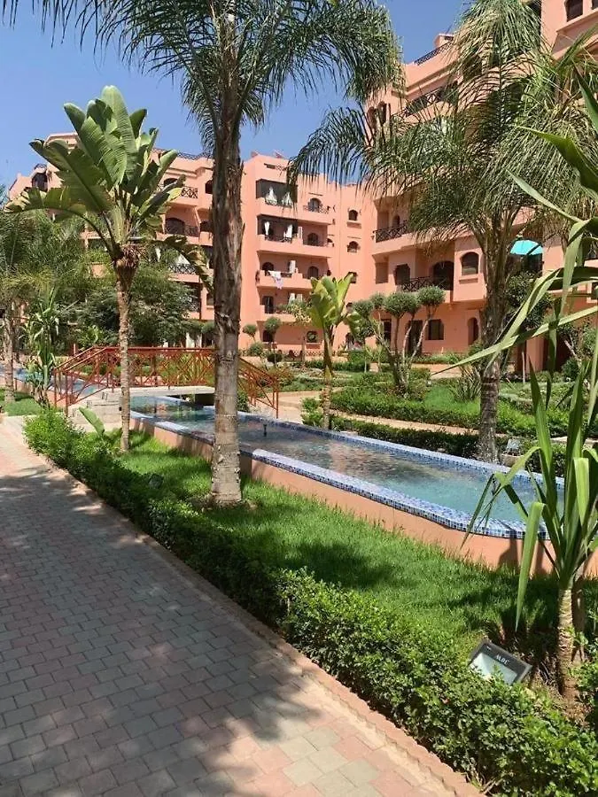 アパート Appartement Confortable Rez-De-Jardin Residence Avec 5 Piscines マラケシュ
